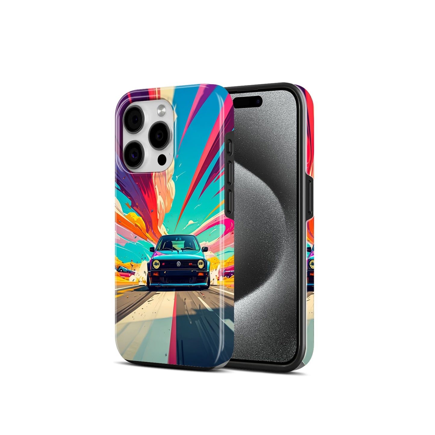 The Blue Armoured Glossy Phone Case
