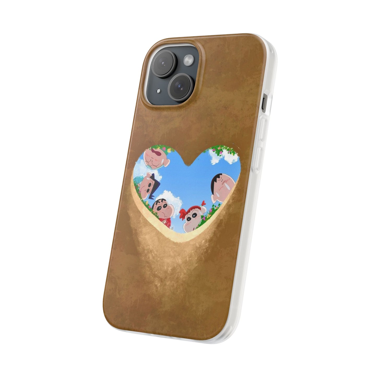 Sinchan Friends With Heart Dig Mobile Case