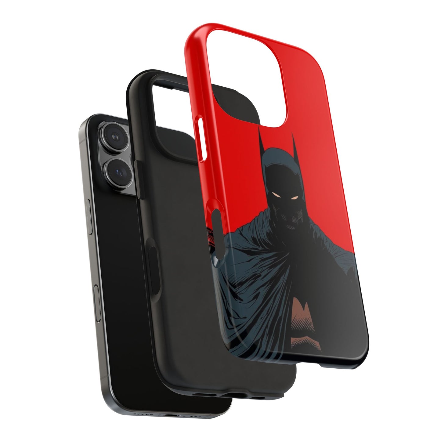 Red Batman Armoured Glossy Phone Case