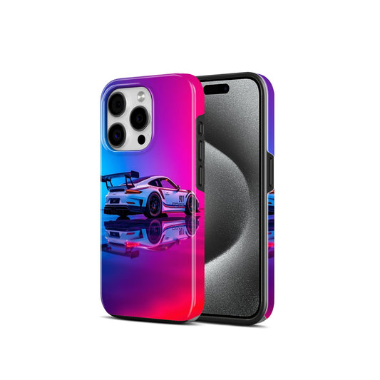 Coloured Car Armoured Glossy Phone Case
