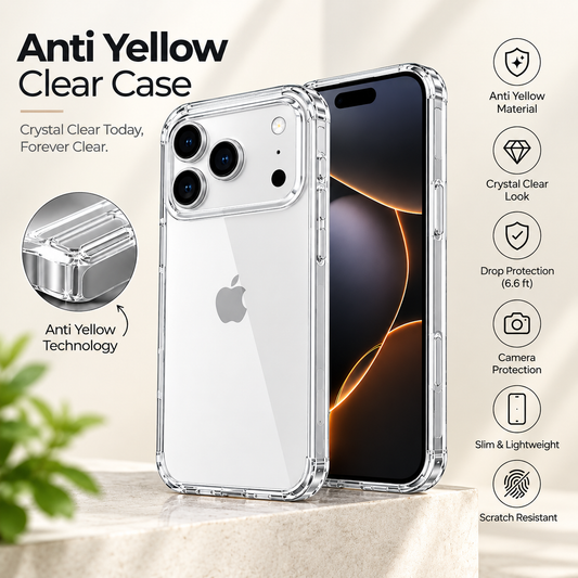 Anti-Yellow Magsafe Clear Case