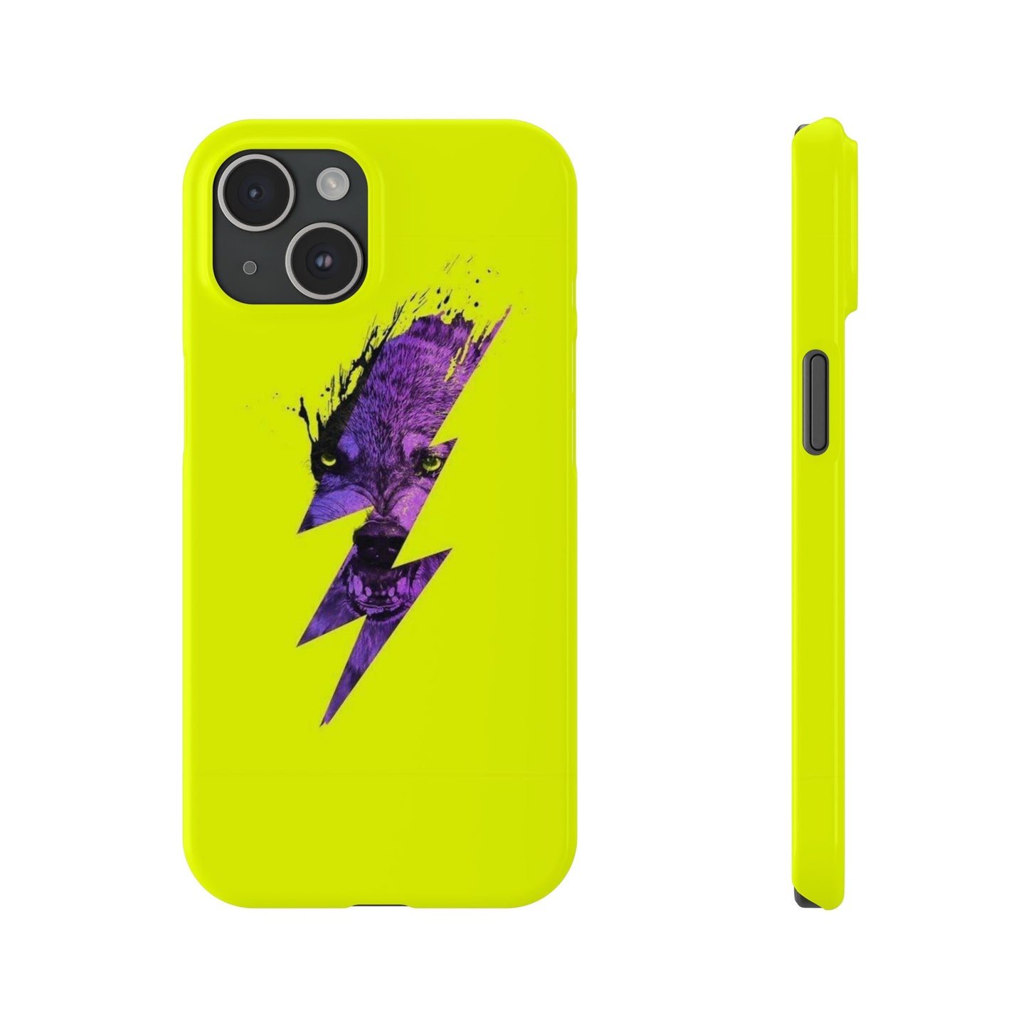 Neon Wolf  Phone Case