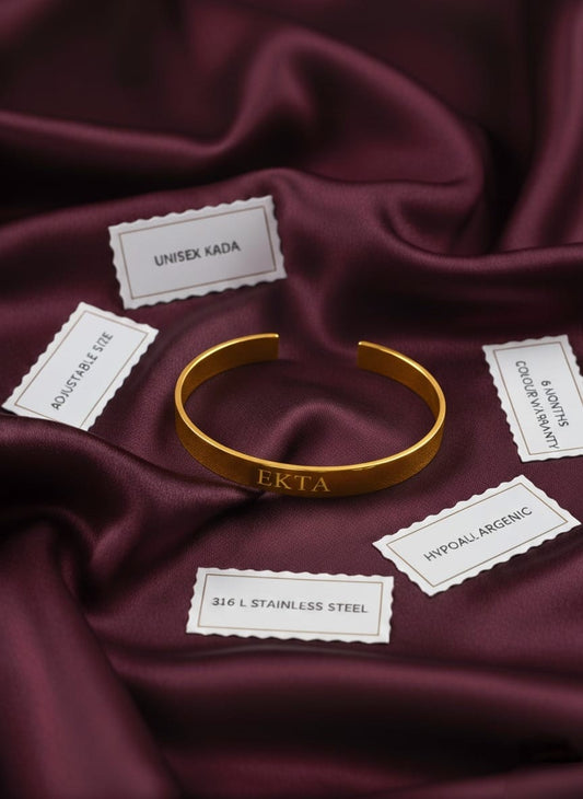 Gold Premium Personalised Kada