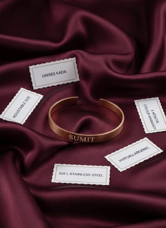 Rose Gold Premium Personalised Kada