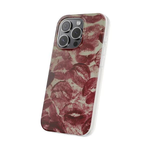 Red Kisses Mobile Case
